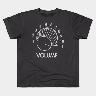 Guitar Volume Up To 11 Funny Musician Gift Music Rock T-Shirt Kids T-Shirt